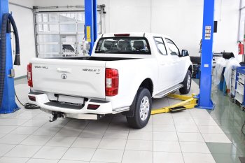 30 399 р. Защита порогов с алюм. площадкой Petroil Tuning d63  Great Wall Wingle 7 (2018-2023) пикап  с доставкой в г. Пермь. Увеличить фотографию 4