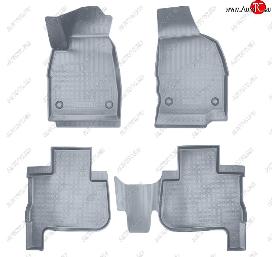 3 099 р. Коврики салона Norplast Unidec  Great Wall Wingle 7 (2018-2023) пикап (Цвет: серый)  с доставкой в г. Пермь