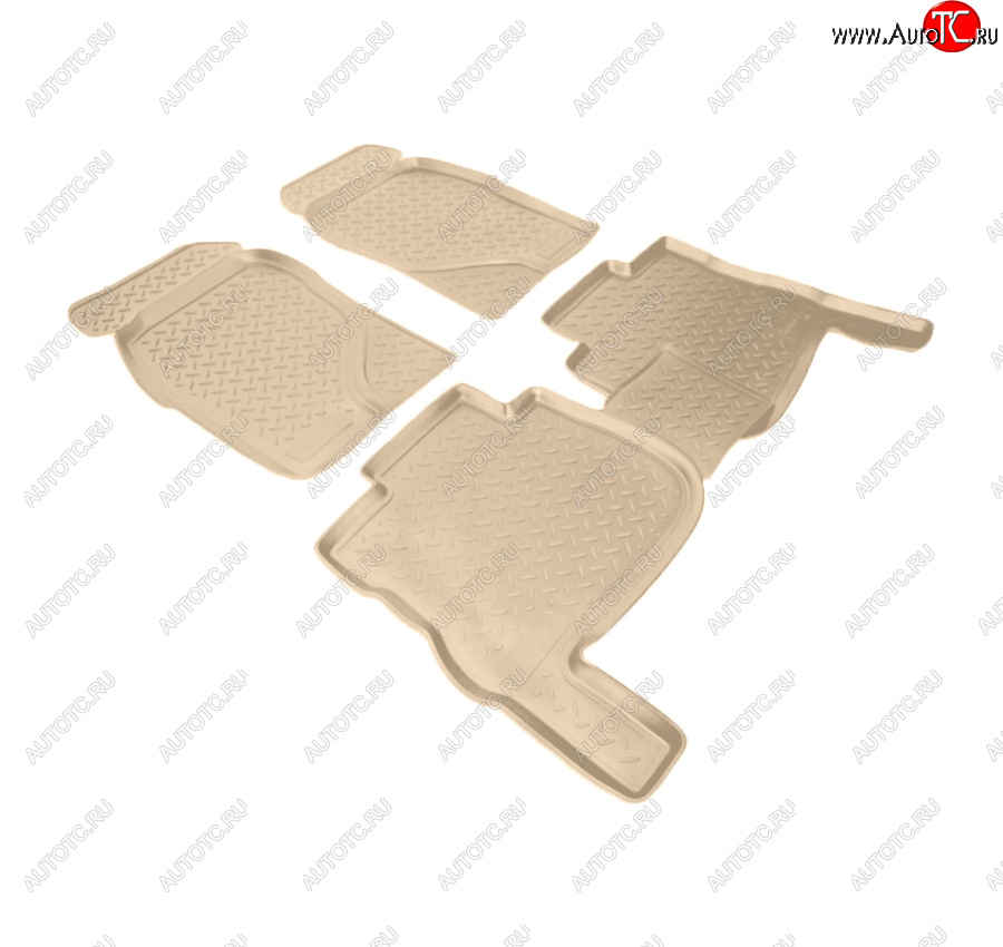 3 099 р. Коврики салона Norplast Unidec  Great Wall Wingle 3 (2005-2011) (Цвет: бежевый)  с доставкой в г. Пермь