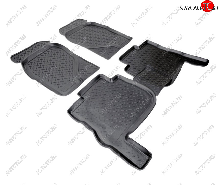 2 699 р. Комплект салонных ковриков Norplast Unidec Great Wall Wingle 3 (2005-2011) (Цвет: черный)  с доставкой в г. Пермь