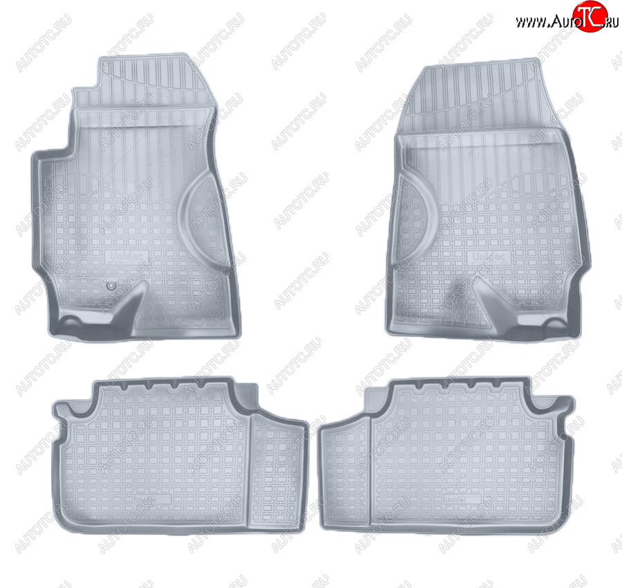 2 759 р. Коврики салона Norplast Unidec  Haima 7  S3 (2013-2016) (Цвет: серый)  с доставкой в г. Пермь