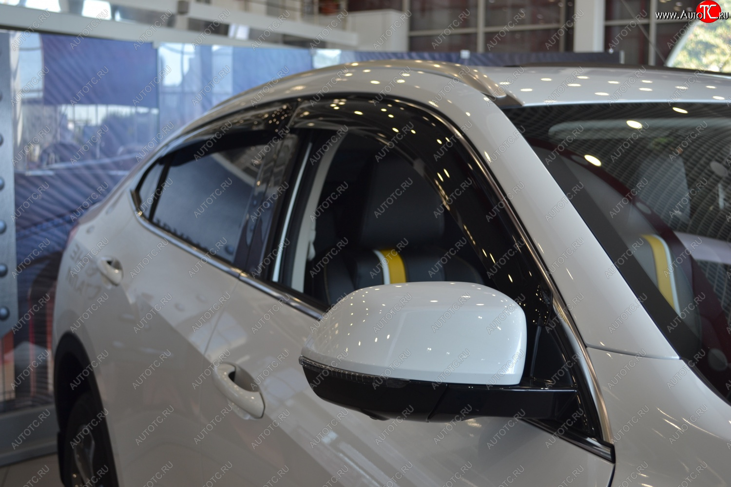 3 199 р. Дефлектора окон SIM Haval F7  дорестайлинг (2018-2022)  с доставкой в г. Пермь