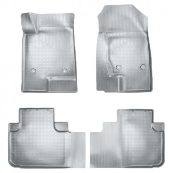Коврики салонные Noplast (3D) Haval F7 - F7x (Серые)
