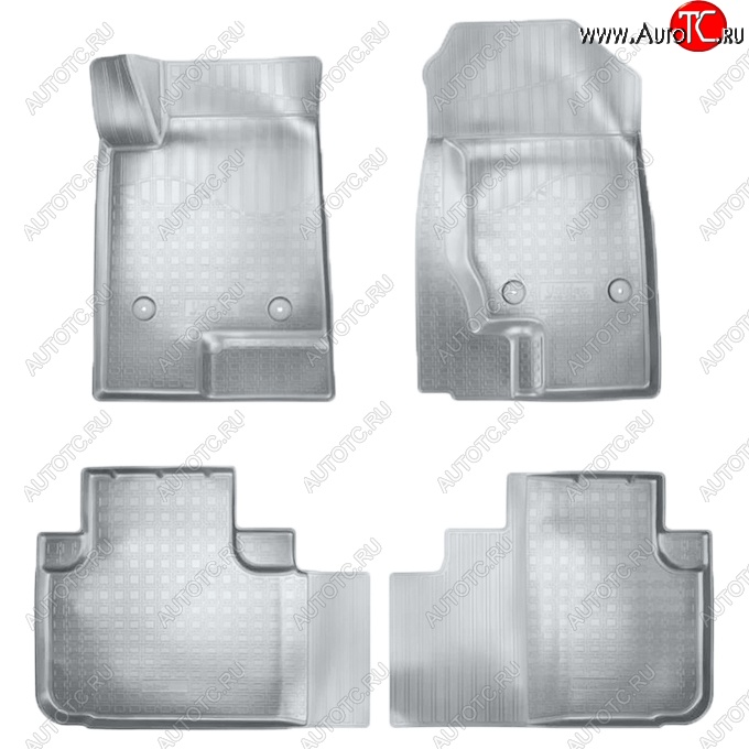 2 049 р. Коврики салонные Noplast (3D)  Haval F7 - F7x (Серые)  с доставкой в г. Пермь