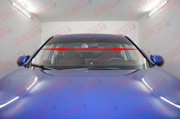1 699 р. Водостоки (дефлектора) лобового стекла Стрелка 11 Haval F7x дорестайлинг (2019-2022)  с доставкой в г. Пермь. Увеличить фотографию 4