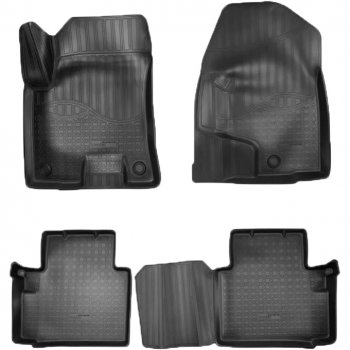 Коврики салонные Noplast (3D) Haval H2 (2014-2021) (Черные)
