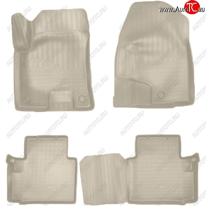 3 199 р. Коврики салонные Noplast (3D)  Haval H2 (2014-2021) (Бежевые)  с доставкой в г. Пермь
