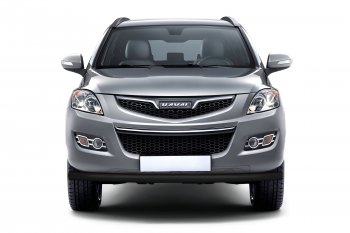 5 519 р. Защита переднего бампера Petroil Tuning (Ø63 мм)  Haval H5 (2020-2023) рестайлинг (Сталь с полимерным покрытием в цвет: черный ❞Шагрень❝)  с доставкой в г. Пермь. Увеличить фотографию 2