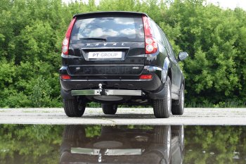 16 009 р. Фаркоп PT GROUP /съемный квадрат/ с НЕРЖ накладкой HAVAL H5 2020-2023/ DW Hover H5 2010- (HVH991101) Haval H5 рестайлинг (2020-2023)  с доставкой в г. Пермь. Увеличить фотографию 3