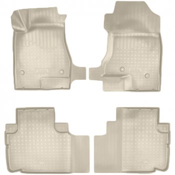 Коврики салонные Noplast (3D) Haval H6 (2013-2020) (Бежевые)
