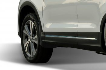 Брызговики Frosch (optimum, без порогов) Haval H6 дорестайлинг (2016-2019) (Передние)