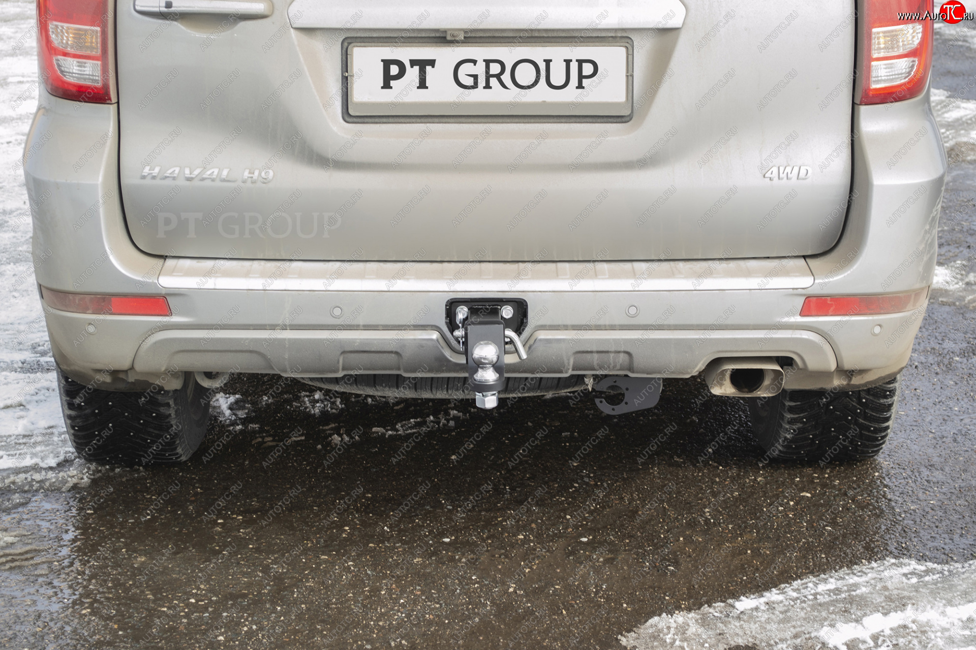 7 179 р. Фаркоп PT GROUP /съемный квадрат/ HAVAL H9 2019-2023   Haval H9 (2019-2021) 2-ой рестайлинг  с доставкой в г. Пермь