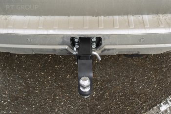 7 179 р. Фаркоп PT GROUP /съемный квадрат/ HAVAL H9 2019-2023   Haval H9 (2019-2021) 2-ой рестайлинг  с доставкой в г. Пермь. Увеличить фотографию 6