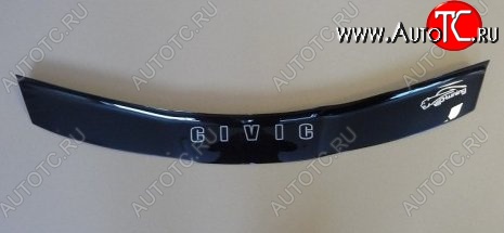 999 р. Дефлектор капота Russtal Honda Civic FD седан дорестайлинг (2005-2008)  с доставкой в г. Пермь