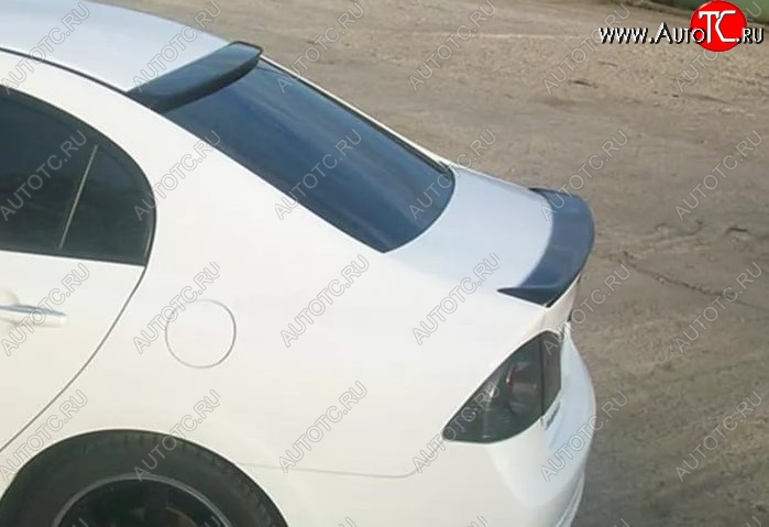 3 299 р. Лип спойлер Tuning-Sport  Honda Civic  FD (2005-2011) седан дорестайлинг, седан рестайлинг (Неокрашенный)  с доставкой в г. Пермь