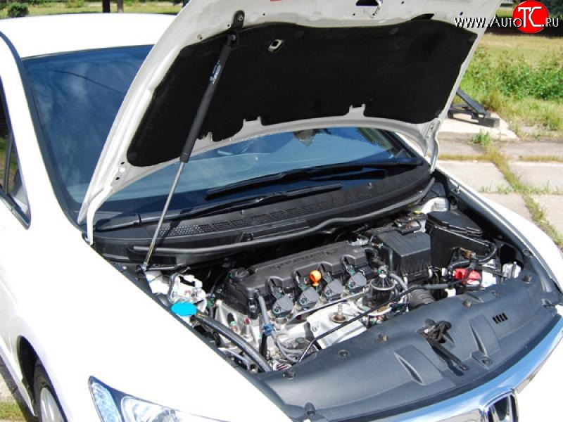 2 969 р. Упор капота Sport  Honda Civic  FD (2005-2011) седан дорестайлинг, седан рестайлинг  с доставкой в г. Пермь