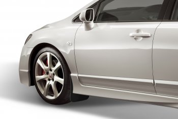 4 799 р. Брызговики передние Frosch Honda Civic FD седан дорестайлинг (2005-2008)  с доставкой в г. Пермь. Увеличить фотографию 2