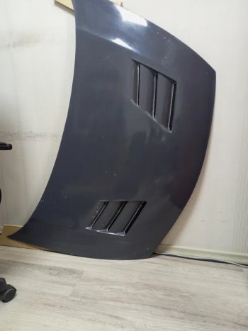 27 999 р. Пластиковый капот Mugen Style Honda Civic FD седан дорестайлинг (2005-2008) (Неокрашенный)  с доставкой в г. Пермь. Увеличить фотографию 3