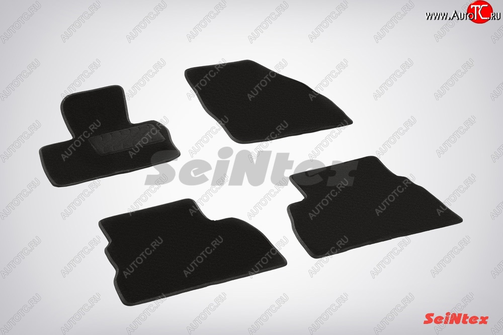 3 189 р. Износостойкие коврики в салон SeiNtex Premium LUX 4 шт. (ворсовые)  Honda Civic  FD (2005-2011) седан дорестайлинг, седан рестайлинг  с доставкой в г. Пермь