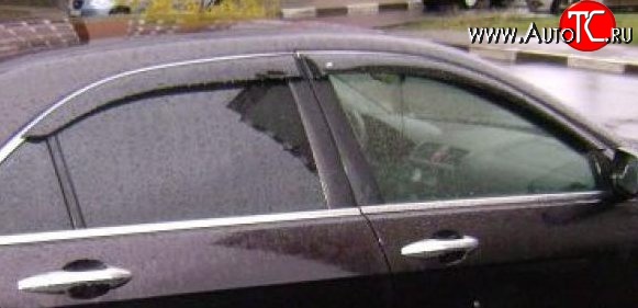 999 р. Комплект дефлекторов окон (ветровиков) 4 шт. (седан) Russtal Honda Accord 7 CL седан дорестайлинг (2002-2005)  с доставкой в г. Пермь
