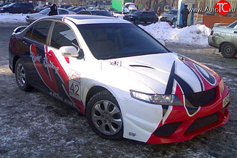 15 949 р. Пластиковый капот Night-Racing Honda Accord 7 CL седан дорестайлинг (2002-2005) (Неокрашенный)  с доставкой в г. Пермь