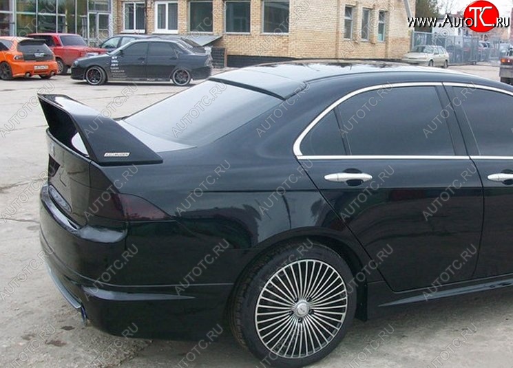3 799 р. Козырёк на заднее стекло Tuning-Sport  Honda Accord  7 CL (2002-2005) седан дорестайлинг (Неокрашенный)  с доставкой в г. Пермь