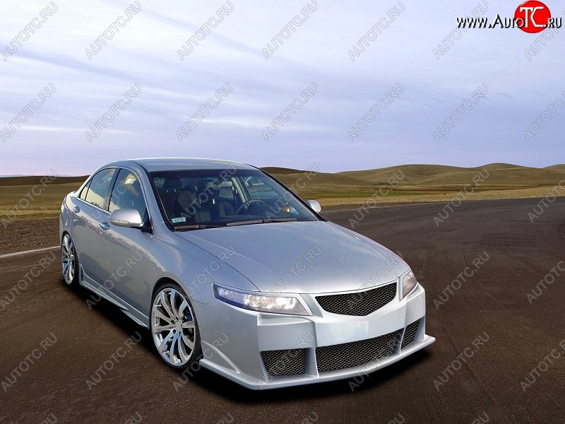 25 899 р. Передний бампер D.J. Honda Accord 7 CL седан дорестайлинг (2002-2005)  с доставкой в г. Пермь
