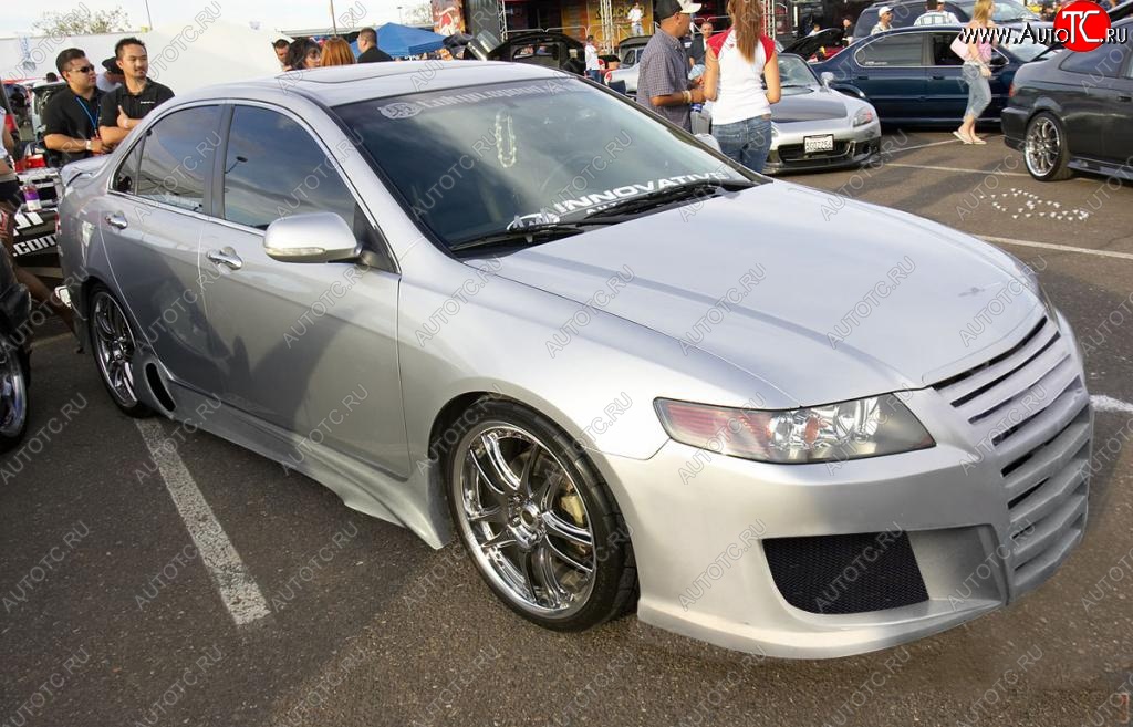 17 999 р. Пороги накладки EVO Honda Accord 7 CL седан дорестайлинг (2002-2005)  с доставкой в г. Пермь