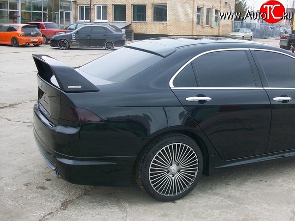 7 799 р. Спойлер Drive  Honda Accord  7 CL (2002-2008) седан дорестайлинг, седан рестайлинг (Неокрашенный)  с доставкой в г. Пермь