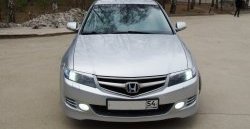 849 р. Реснички Evolution  Honda Accord  7 CL (2002-2008) седан дорестайлинг, седан рестайлинг (Неокрашенные)  с доставкой в г. Пермь. Увеличить фотографию 5
