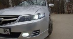 849 р. Реснички Evolution  Honda Accord  7 CL (2002-2008) седан дорестайлинг, седан рестайлинг (Неокрашенные)  с доставкой в г. Пермь. Увеличить фотографию 8