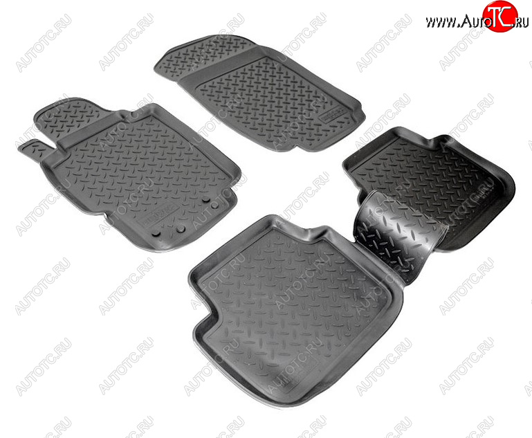 2 399 р. Комплект салонных ковриков Norplast Unidec  Honda Accord ( 7 CL,  7 CM) (2002-2008) седан дорестайлинг, универсал дорестайлинг, седан рестайлинг, универсал рестайлинг (Цвет: черный)  с доставкой в г. Пермь