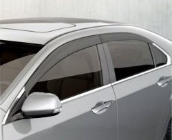 Дефлекторы окон (ветровики) Novline 4 шт Honda Accord 8 CU седан дорестайлинг (2008-2011)