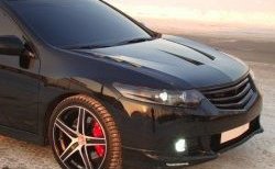 Пластиковый капот Agressive Air (с прорезанными центральными и боковыми воздуховодами) Honda Accord  8 CU (2008-2011) седан дорестайлинг