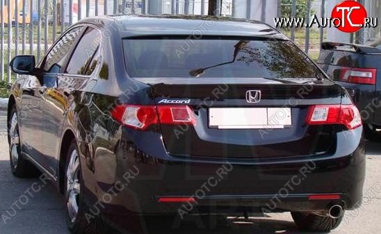 4 199 р. Козырёк на заднее стекло Tuning-Sport  Honda Accord  8 CU (2008-2011) седан дорестайлинг (Неокрашенный)  с доставкой в г. Пермь