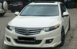 Накладка на передний бампер Style Honda Accord  8 CU (2008-2011) седан дорестайлинг