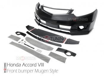 27 799 р. Передний бампер MUGEN Honda Accord 8 CU седан дорестайлинг (2008-2011) (Неокрашенный)  с доставкой в г. Пермь. Увеличить фотографию 12