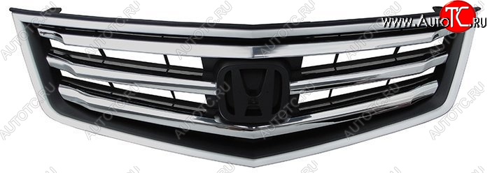 5 549 р. Решётка радиатора SAT (хром) Honda Accord 8 CU седан дорестайлинг (2008-2011)  с доставкой в г. Пермь