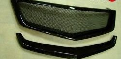 4 899 р. Решётка радиатора (дорестайлинг) Sport v3  Honda Accord  8 CU (2008-2011) седан дорестайлинг (Неокрашенная, Без сетки)  с доставкой в г. Пермь. Увеличить фотографию 2