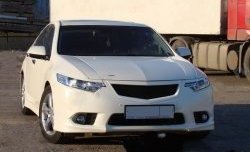 1 299 р. Реснички Sport на фары рестайлинг Honda Accord 8 CU седан дорестайлинг (2008-2011) (Неокрашенные)  с доставкой в г. Пермь. Увеличить фотографию 3