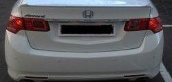2 999 р. Лип спойлер Лезвие  Honda Accord  8 CU (2008-2011) седан дорестайлинг (Неокрашенный)  с доставкой в г. Пермь. Увеличить фотографию 2