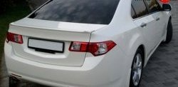 5 099 р. Накладка крышки багажника Elegance (липспойлер) Honda Accord 8 CU седан дорестайлинг (2008-2011) (Неокрашенный)  с доставкой в г. Пермь. Увеличить фотографию 9