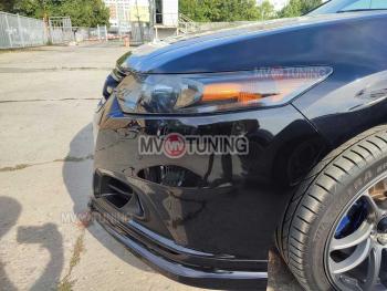 27 499 р. Бампер передний Modulo Style Honda Accord 8 CU седан дорестайлинг (2008-2011) (Неокрашенный, Без вырезов под парктронники, Без вырезов под омыватели)  с доставкой в г. Пермь. Увеличить фотографию 4
