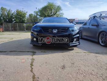 27 499 р. Бампер передний Modulo Style Honda Accord 8 CU седан дорестайлинг (2008-2011) (Неокрашенный, Без вырезов под парктронники, Без вырезов под омыватели)  с доставкой в г. Пермь. Увеличить фотографию 5