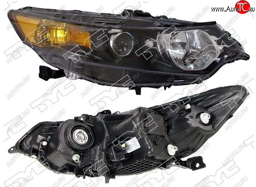 5 849 р. Правая фара передняя TYC (галоген, с электрокорректором) Honda Accord 8 CU седан дорестайлинг (2008-2011)  с доставкой в г. Пермь