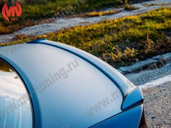 4 199 р. Лип спойлер на крышку багажника MV-Tuning Honda Accord 8 CU седан дорестайлинг (2008-2011) (Неокрашенный)  с доставкой в г. Пермь. Увеличить фотографию 4