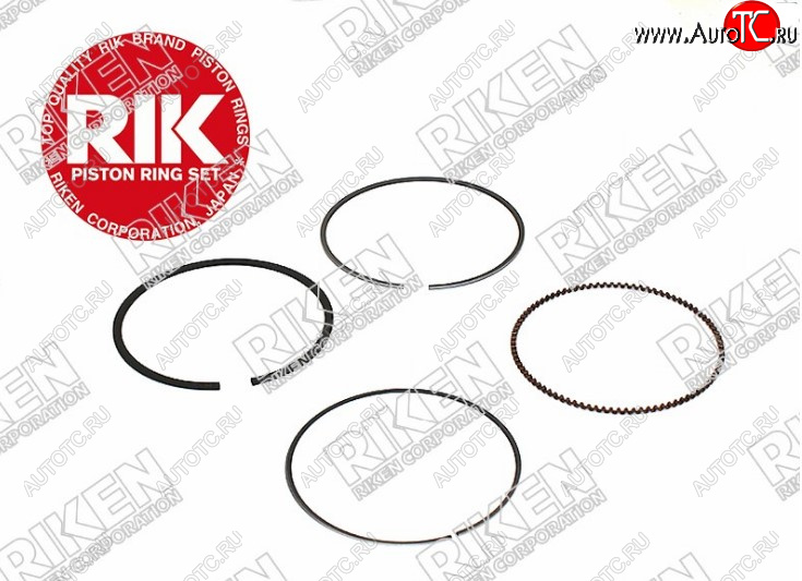 2 099 р. Комплект поршневых колец на 1 поршень RIKEN (R20A3/20A2, 0,25) Honda CR-V RE1,RE2,RE3,RE4,RE5,RE7 дорестайлинг (2007-2010)  с доставкой в г. Пермь