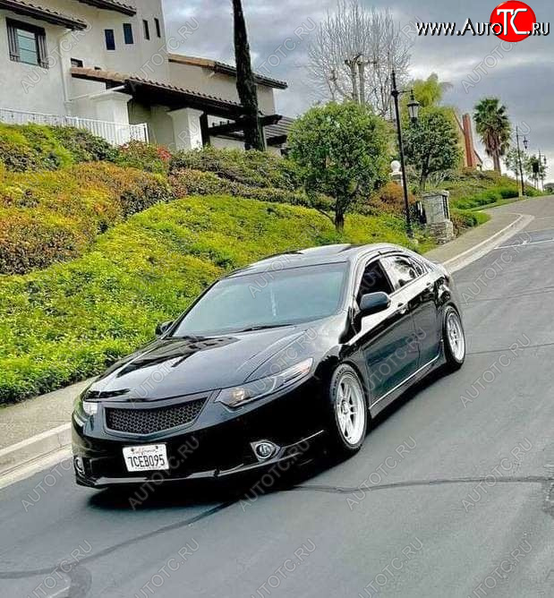 4 499 р. Решётка радиатора Sport  Honda Accord ( 8 CU,  8 CW) (2011-2013) седан рестайлинг, универсал рестайлинг (Без сетки, Неокрашенная)  с доставкой в г. Пермь