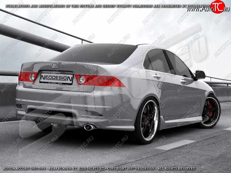 25 899 р. Задний бампер Neodesign Honda Accord 6 CF седан дорестайлинг (1997-2000)  с доставкой в г. Пермь