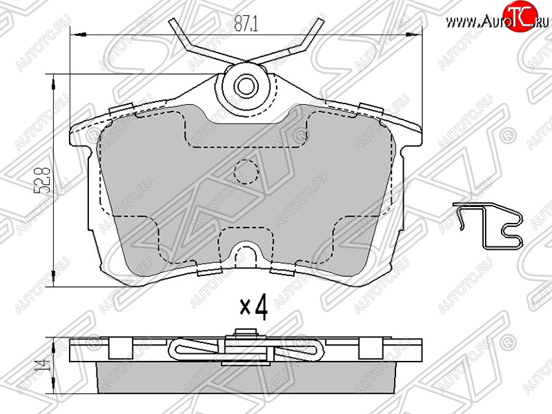679 р. Колодки тормозные SAT Honda Accord 6 CF седан дорестайлинг (1997-2000) с доставкой в г. Пермь Увеличить фотографию 1 679 р. Колодки тормозные SAT Honda Accord 6 CF седан дорестайлинг (1997-2000) с доставкой в г. Пермь
